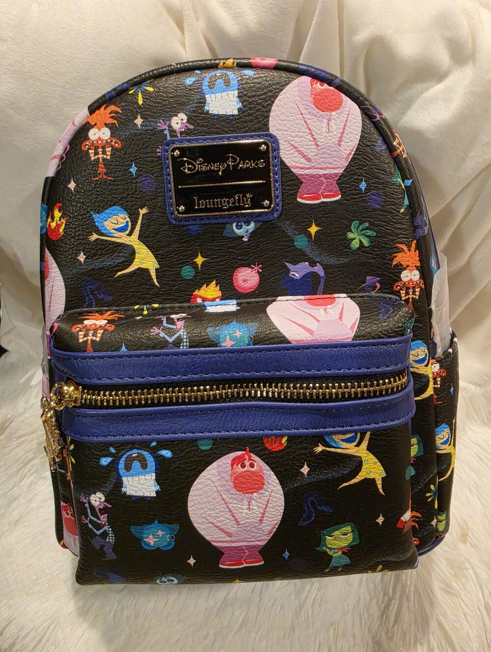 NEW Disney Parks 2025 Pixar INSIDE OUT 2 AOP Emotions Loungefly Backpack Anxiety